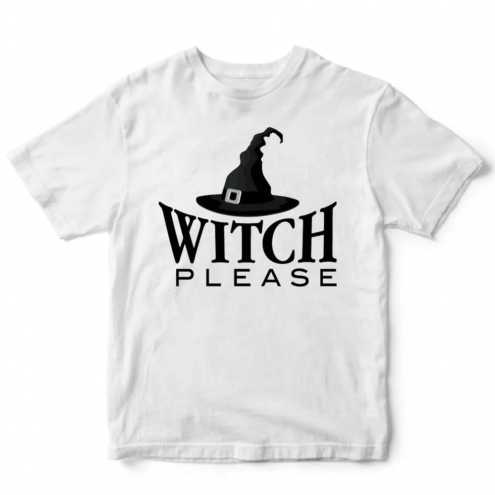 White Witch Please Graphic T-Shirt